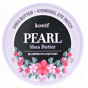 Гелевые патчи для глаз Koelf Hydro Gel Pearl and Shea Butter Eye Patch